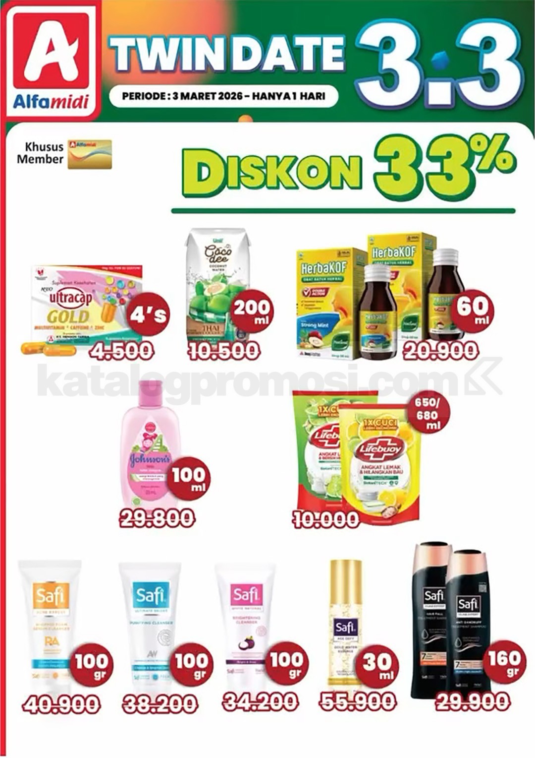 Promo Alfamidi Double Date 3.3 Beli 1 Gratis 1 Promo Alfamidi Double Date 3.3 Beli 1 Gratis 1 1