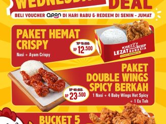Promo Ayam Bersih Berkah Wednesday mulai Rp. 12.500 paket hemat crispy, wings, dan bucket via voucher QPON