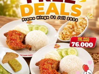 Promo Ayam Gepuk Pak Gembus Free Deals Mulai Rp. 76.000 sampai 31 Juli 2026