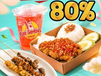 Promo Ayam Gepuk Pak Gembus ShopeePay Cashback 80% untuk transaksi menu favorit dengan pembayaran ShopeePay