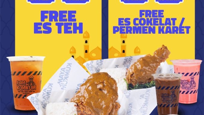 Promo Ayam Kum Kum Edisi Ramadan Gratis Takjil free es teh dan es cokelat 18 Februari - 20 Maret 2026