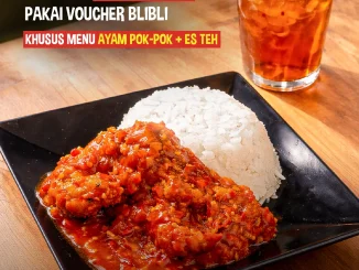 Promo Ayam Nelongso Blibli Voucher Diskon 15% paket Ayam Pok Pok Blibli Rewards