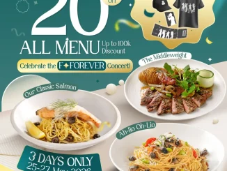 Promo Bakerzin FForever Concert Diskon 20% All Menu untuk dine-in periode 25-27 Mei 2026