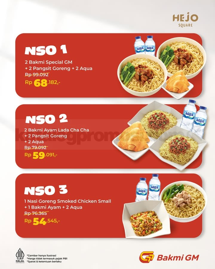 Promo Bakmi GM Opening Hejo Square Paket Mulai Rp. 27.000 Promo Bakmi GM Opening Hejo Square Paket Mulai Rp. 27.000 1