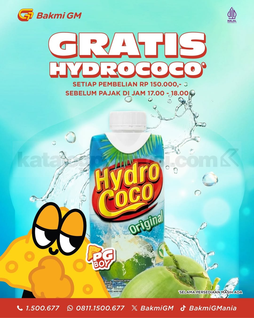 Promo Bakmi GM Ramadan Gratis Hydrococo Promo Bakmi GM Ramadan Gratis Hydrococo periode 1–20 Maret 2026
