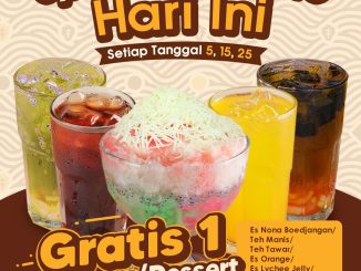 Promo Bakso Boedjangan Gratis Minuman minimal belanja Rp. 70.000 di tanggal tertentu