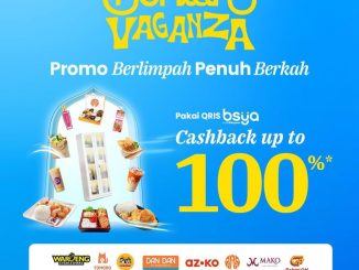 Promo BCA Syariah BerkahVaganza periode 13 Februari – 21 Maret 2026 cashback up to 100% dengan QRIS BSya