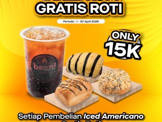 Promo Beanspot Beli Kopi Gratis Roti Rp. 15.000 dengan pilihan roti favorit