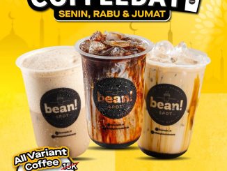 Promo Beanspot Coffee Day Semua Varian Kopi Mulai Rp. 10.000 setiap Senin, Rabu, dan Jumat