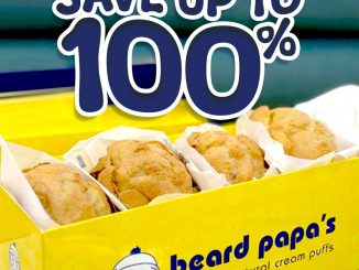 Promo Beard Papa’s February Bank Deals diskon hingga 100% dengan bank pilihan