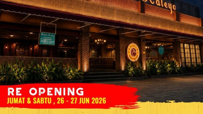 Promo Bebek Kaleyo Re-Opening Diskon hingga 100% menu bebek dan ayam Karawang