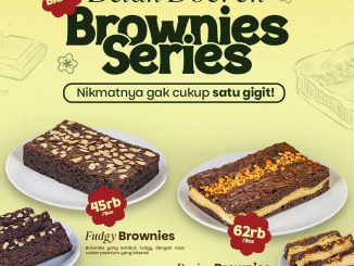 Promo Belah Doeren NEW Brownies Series mulai Rp. 45.000 varian cokelat dan durian
