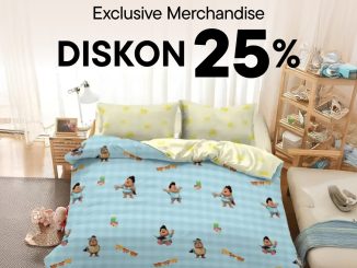 Promo Blibli Exclusive Merchandise Jumbo Diskon 25% set sprei dan sarung bantal