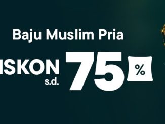 Promo Blibli Kamis Ganteng Baju Muslim Diskon 75% periode 19 Februari 2026
