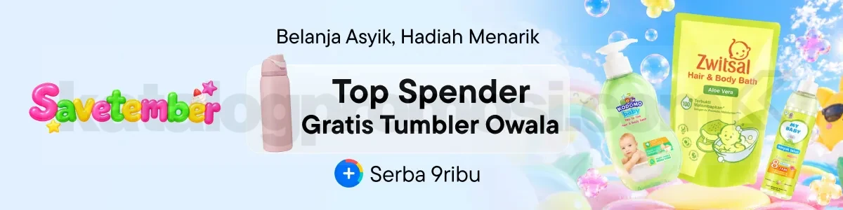 Promo Blibli Savetember Top Spender Gratis Tumbler Owala Promo Blibli Savetember Top Spender gratis Tumbler Owala dengan minimum transaksi Rp1.500.000