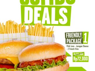 Promo Burger Bangor GoFood Combo Deals mulai Rp. 68.000 paket burger dan snack