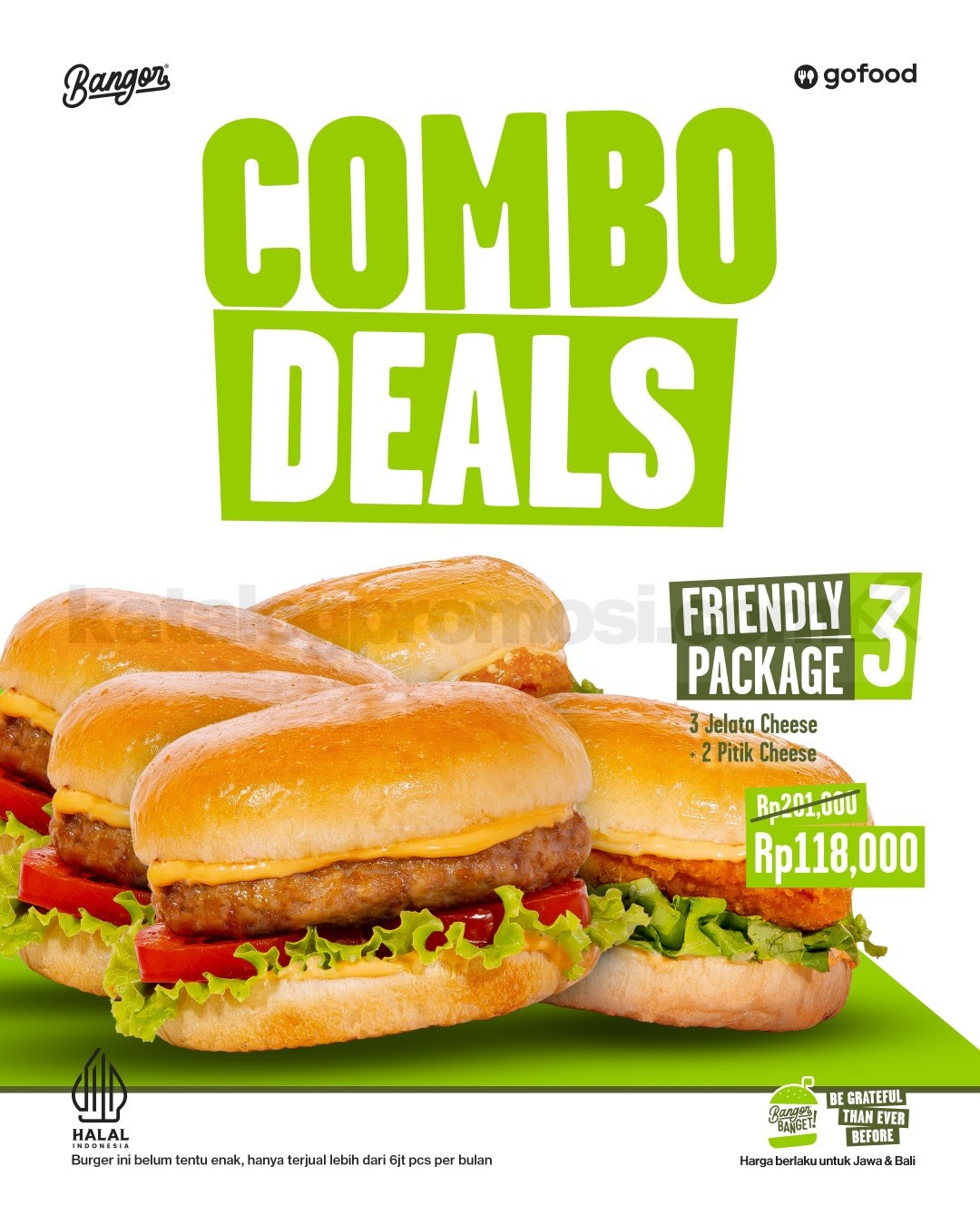 Promo Burger Bangor GoFood Combo Deals mulai Rp. 68.000 Promo Burger Bangor GoFood Combo Deals mulai Rp. 68.000 2