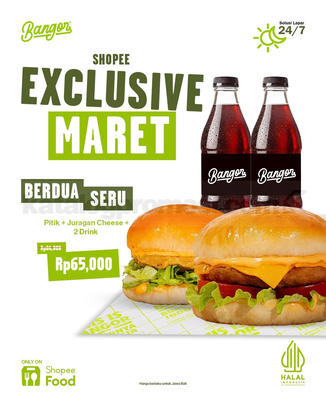 Promo Burger Bangor Shopee Exclusive Paket mulai Rp. 40.000 Promo Burger Bangor Shopee Exclusive Paket mulai Rp. 40.000 1