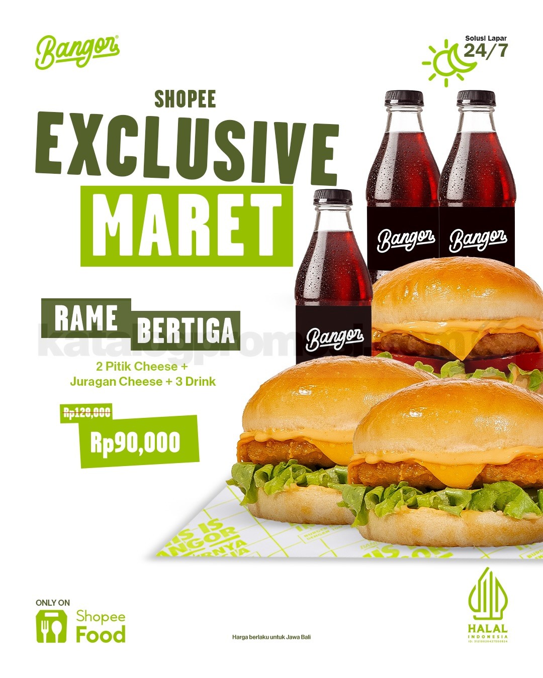 Promo Burger Bangor Shopee Exclusive Paket mulai Rp. 40.000 Promo Burger Bangor Shopee Exclusive Paket mulai Rp. 40.000 2