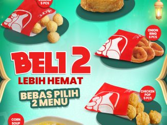 Promo CFC Beli 2 Lebih Hemat mulai Rp. 14.545 dapat 2 menu favorit