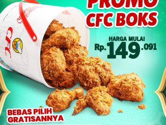 Promo CFC Boks Pilih Sendiri Menu Gratisan Rp.149.091 bebas pilih menu bonus setiap pembelian boks