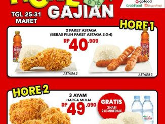 Promo CFC Hore Gajian Paket Ayam mulai Rp. 40.909 via aplikasi ojol
