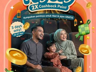 Promo CGV Payday Seru Double Cashback Point dapat 2x poin tiket nonton