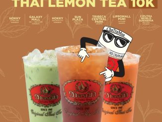 Promo ChaTraMue Thai Lemon Tea Rp. 10.000 periode 23 February – 1 March 2026