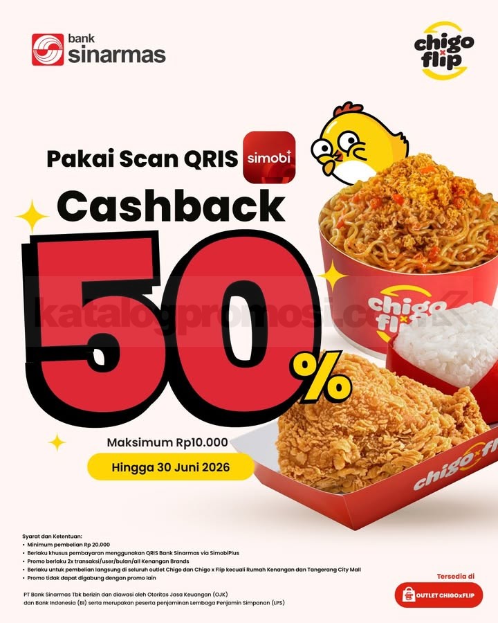 Promo Chigo x Flip Bank Partner Cashback Hingga 50% Promo Chigo x Flip Bank Partner Cashback Hingga 50% 6