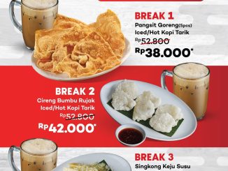 Promo Chopstix Afternoon Break mulai Rp. 38.000 paket snack dan kopi tarik sore hari