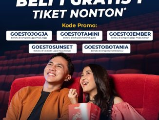 Promo Cinépolis Beli 1 Gratis 1 Tiket dengan kode spesial di lokasi tertentu