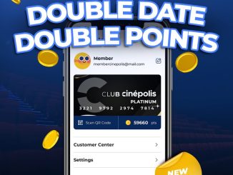 Promo Cinépolis Double Date Double Points Member poin 2x lipat di tanggal kembar