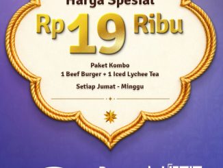 Promo Circle K BCA Paket Kombo Burger + Lychee Tea Rp. 19.000 bayar QRIS myBCA setiap Jumat Minggu