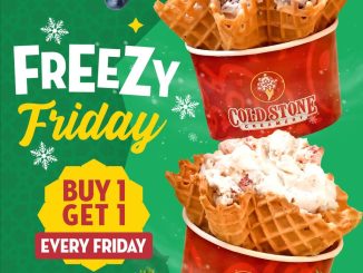 Promo Cold Stone Freezy Friday Buy 1 Get 1 Ice Cream berlaku setiap hari Jumat untuk semua rasa es krim