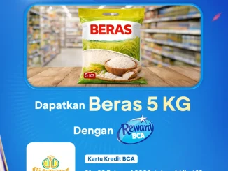Promo Diamond Supermarket HUT BCA 69 Gratis Beras 5KG 21 – 22 Februari 2026 minimum transaksi Rp. 69.000