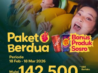 Promo Dufan Paket Berdua mulai Rp. 142.500 periode 18 Februari – 18 Maret 2026 dengan bonus Sosro
