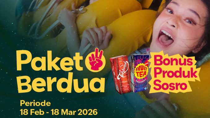 Promo Dufan Paket Berdua mulai Rp. 142.500 periode 18 Februari – 18 Maret 2026 dengan bonus Sosro