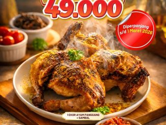 Promo Emados Flash Deal 1 Ekor Ayam Rp. 49.000 dengan sambal hingga 1 Maret 2026