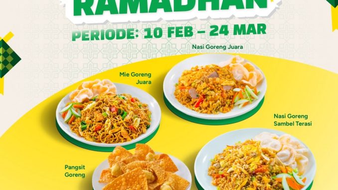 Promo Es Teler 77 Paket Ramadhan Rp. 80.000 dengan 4 menu favorit untuk dine in