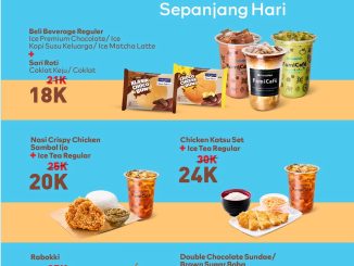 Promo FamilyMart Happy Deals menu mulai Rp. 13.500 paket makanan dan minuman April 2026