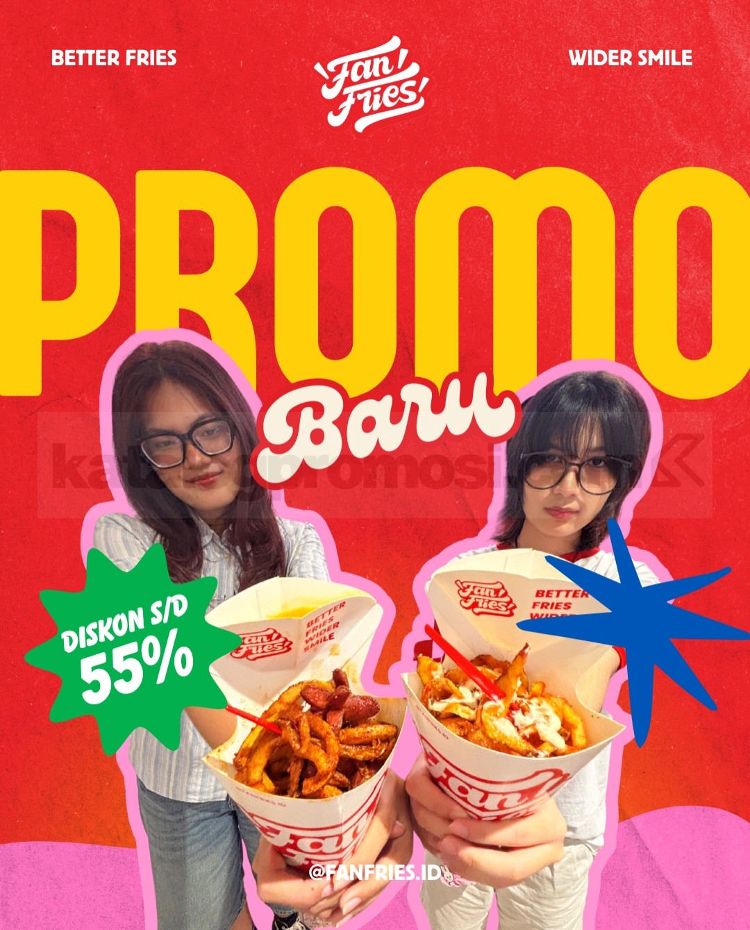 Promo Fan Fries Combo Hemat Diskon hingga 55% Promo Fan Fries Combo Hemat Diskon hingga 55% fries dan minuman