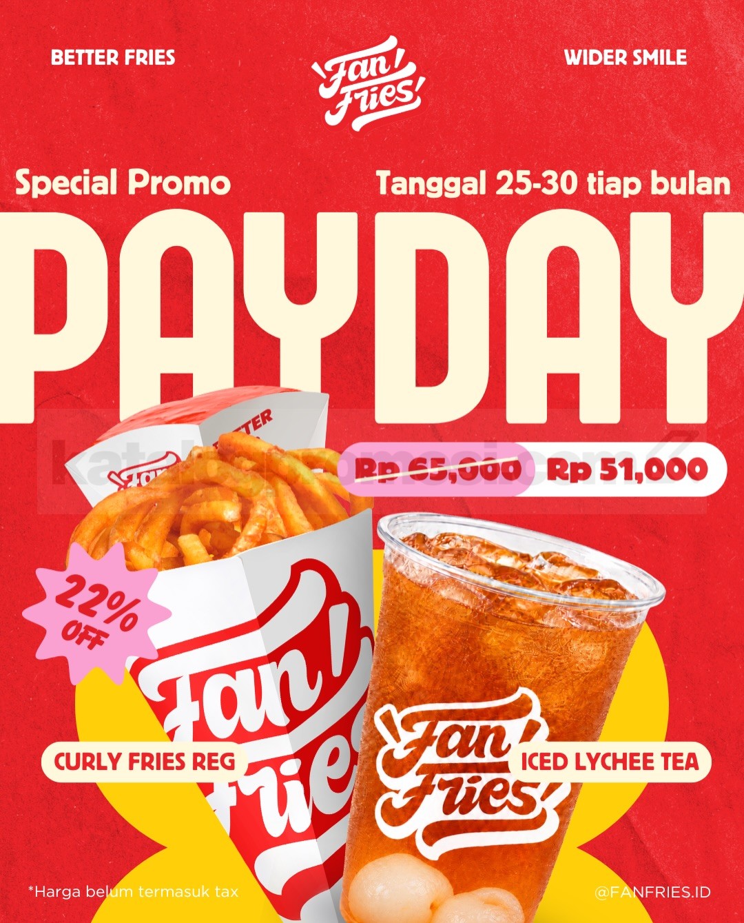 Promo Fan Fries Combo Hemat Diskon hingga 55% Promo Fan Fries Combo Hemat Diskon hingga 55% 2