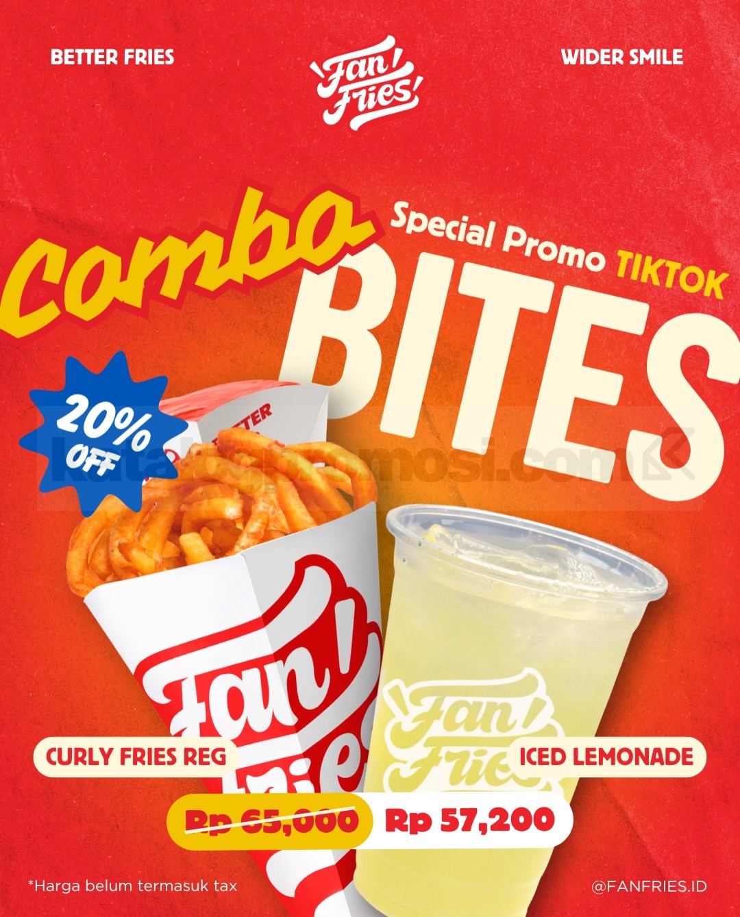 Promo Fan Fries Combo Hemat Diskon hingga 55% Promo Fan Fries Combo Hemat Diskon hingga 55% 3