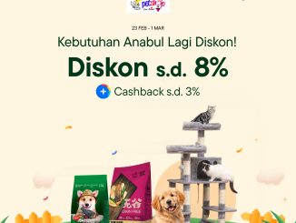 Promo Faust Petshop Diskon 8% + Cashback 3% di Blibli periode 23 Februari - 1 Maret 2026