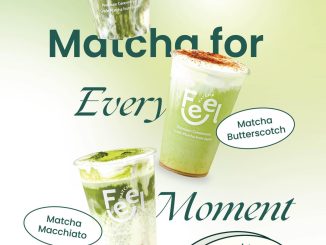 Promo Feel Matcha 3 minuman Rp. 75.000 berlaku 27 Mei 2026 sampai 31 Mei 2026 di seluruh outlet