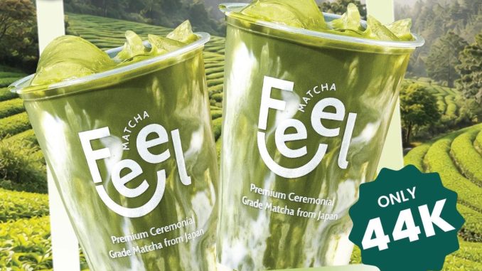 Promo Feel Matcha 4.4 Double Date 2 Matcha Latte Rp. 44.000 tanggal 4 April 2026 untuk 44 customer pertama
