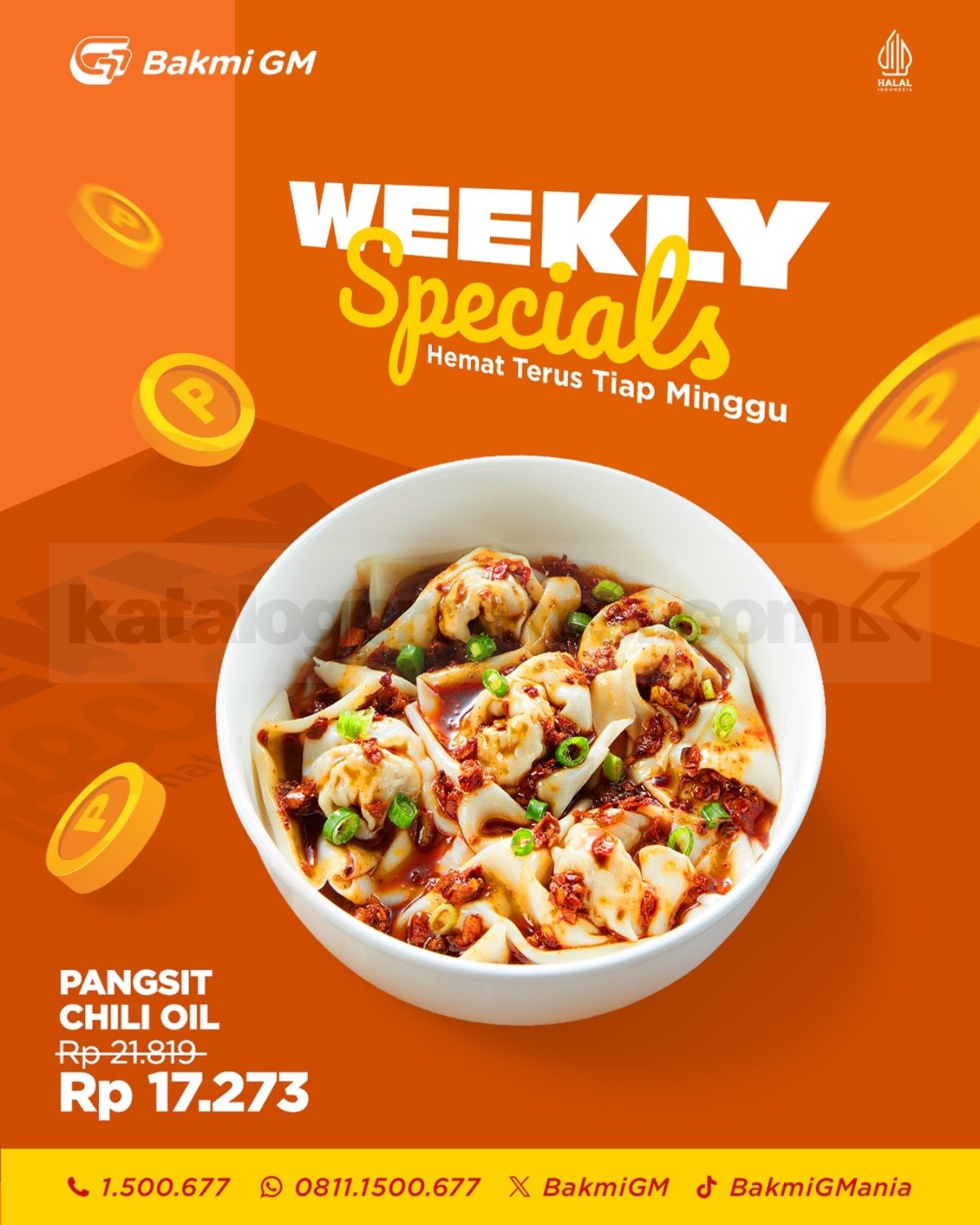Promo GMania Weekly Specials Pangsit Chili Oil Rp. 17.273 Promo GMania Weekly Specials Pangsit Chili Oil Rp. 17.273 khusus member via aplikasi
