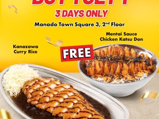 Promo Go! Go! CURRY! Opening Manado Buy 1 Get 1 bonus Chicken Katsu Don di Mantos 3