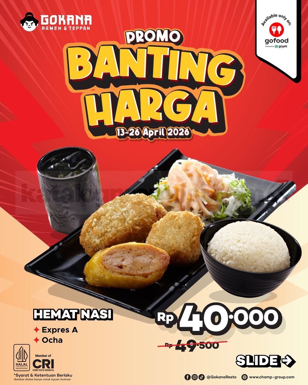 Promo Gokana Banting Harga Paket Mulai Rp. 40.000 Promo Gokana Banting Harga Paket Mulai Rp. 40.000 1