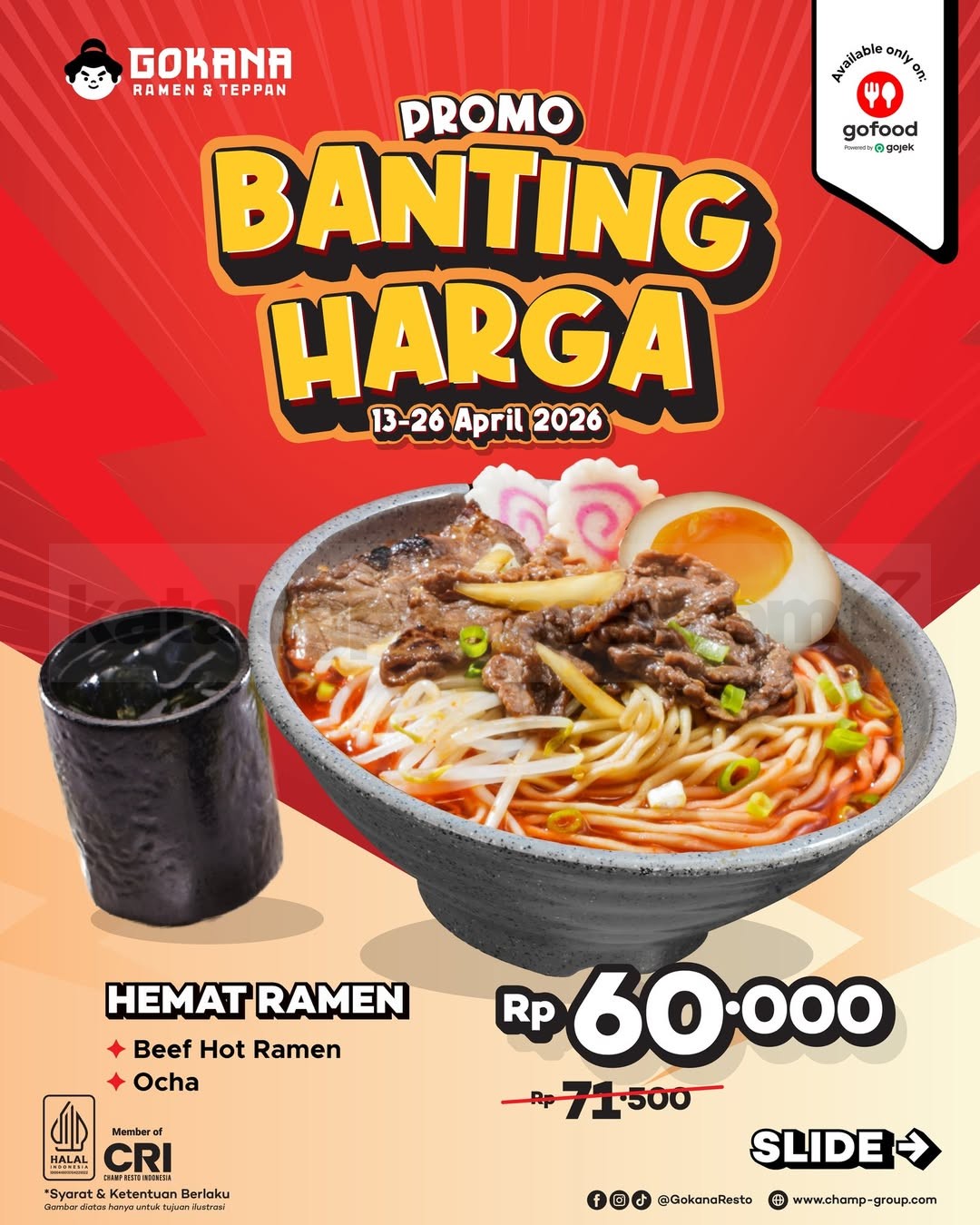 Promo Gokana Banting Harga Paket Mulai Rp. 40.000 Promo Gokana Banting Harga Paket Mulai Rp. 40.000 2